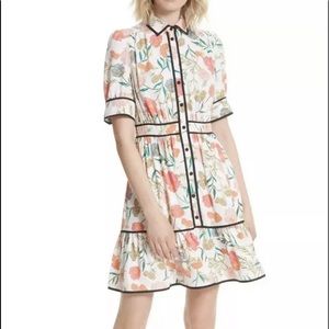 NWT Kate Spade blossom fluid shirtdress, Sz 2